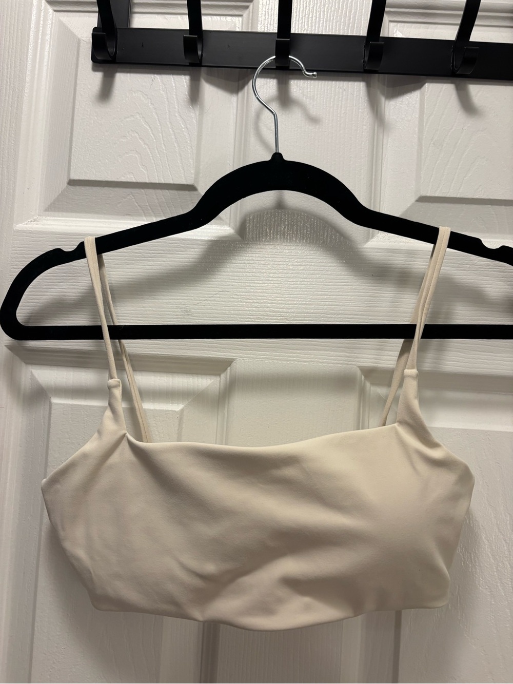 Cream Sports Bra